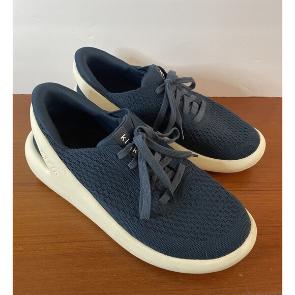 Kizik Roamer Sneakers Mens 9 Womens 10.5 Tidepool Blue Knit Slip On Hands Free - Picture 1 of 6